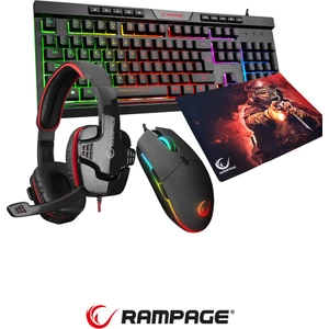 Bygamex-K2 Sn-R9 Rgb Makrolu 4lü Oyuncu Seti