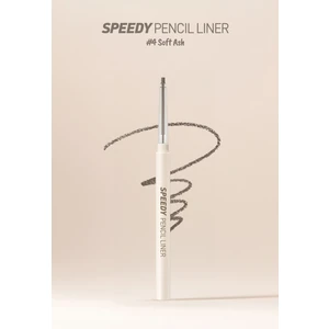 Suya Dayanıklı Kolay Kullanım Sunan Göz Kalemi PERIPERA Speedy Pencil Liner (4 Soft Ash)