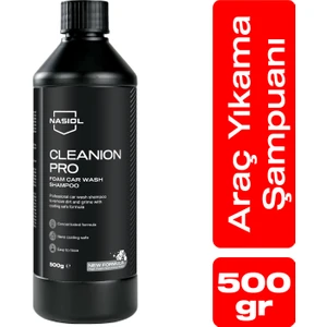 Cleanion Pro Yoğun Köpüklü Konsantre Araç Yıkama Şampuanı-25 Yıkama-500gr-Fırçasız Oto Yıkama