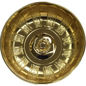 Bursa Tekstil Otantik Osmanlı Tas Motifli Hamam Tası Sarı