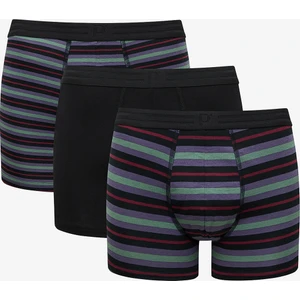 Çizgili 3lü Çok Renkli Boxer