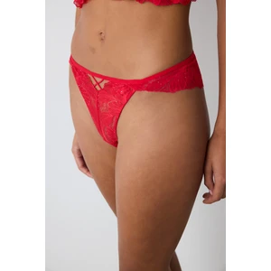 Freya V Back Kırmızı Brazilian Külot