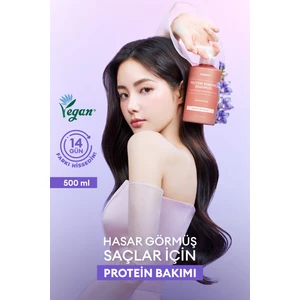 Yoğun Onarıcı ve Isı Koruyucu Bakım Şampuanı KUNDAL Protein Bonding Shampoo 500ml Violet Muguet
