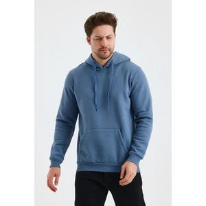 Erkek Kapşonlu 3 Iplik Sweatshirt