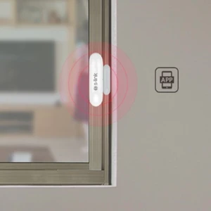 Tuya Destekli Uygulamadan Kontrol Edilir Wifi Akıllı Güvenlik Sistemi Kapı-Pencere Manyetik Sensör