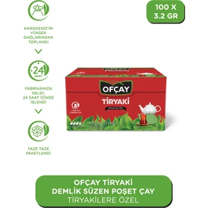 Tiryaki 100 x 3.2gr Demlik Poşet Çay