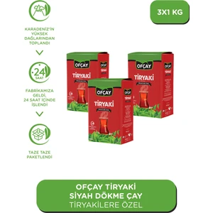 Tiryaki Dökme Siyah Çay 1000gr X 3
