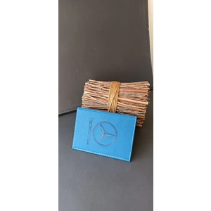 Efe Deri Mercedes Dikişli Araç Ruhsat Kılıfı Kabı Oto Ruhsatlık Araba Ruhsat Koruyucu