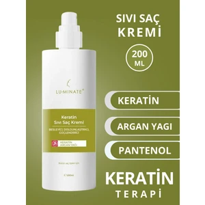 Saç Kremi Keratin Ve Argan Yağı Düzleştirici Kolay Tarama Spreyi Isı Koruyucu Hızlı Saç Uzatma Sütü