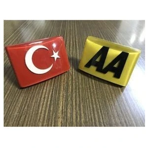 Türk Bayrağı - Aa Panjur Arması - Panjur Arması 2'li Set