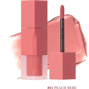 Pürüzsüz ve Kadifemsi Dokulu, Doğal Görünüm Sunan Tint CLIO Chiffon Blur Tint (01 Peach Bebe)