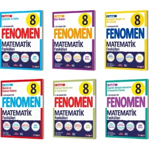 Fenomen Yayınları Fenomen 8 Matematık Fasıkül Setı (1-2-3-4-5-6. Sayılar) 