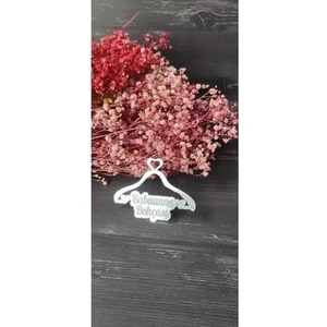 Hoby Shop Pleksi Babaanne Bohçası Yazısı Gümüş(1 Adet)
