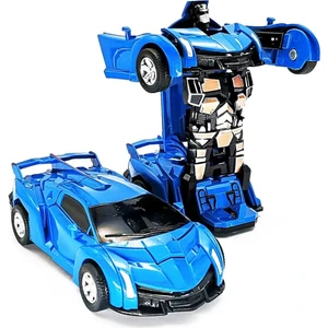 Brother Toys Transformers Robot Çek Bırak Kendinden Robota Dönüşebilen 1:32 Bugatti Lamborghini Araba