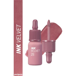 Yüksek Pigmentli, Kadife Görünümlü, Gün Boyu Kalıcı Tint PERIPERA Ink Velvet (28 Mauveful Nude)