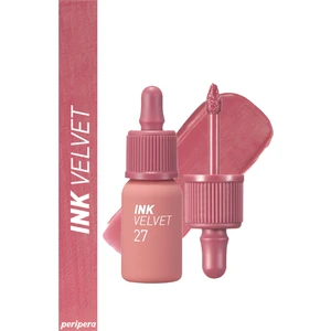 Yüksek Pigmentli, Kadife Görünümlü, Gün Boyu Kalıcı Tint PERIPERA Ink Velvet (27 Strawberry Nude)
