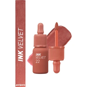 Yüksek Pigmentli, Kadife Görünümlü, Gün Boyu Kalıcı Tint PERIPERA Ink Velvet (22 Bouquet Nude)