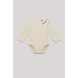Bg Store Erkek Bebek Ekru Body