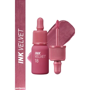 Yüksek Pigmentli, Kadife Görünümlü, Gün Boyu Kalıcı Tint PERIPERA Ink Velvet (18 Star Plum Pink)
