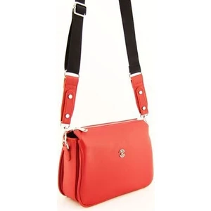 Kadın Kırmızı Çok Gözlü Günlük Çapraz Çanta