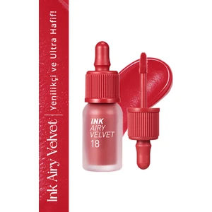 Uzun Süre Kalıcı ve Hafif Formüllü, Kadife Bitişli Tint PERIPERA Ink Airy Velvet (18 Cherry Punch)