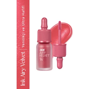 Uzun Süre Kalıcı ve Hafif Formüllü, Kadife Bitişli Tint PERIPERA Ink Airy Velvet (14 Rosy Pink)