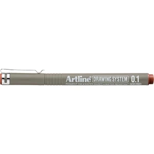 Artlıne 231 Drawing System Çizim Kalemi 0.1 mm Sepia