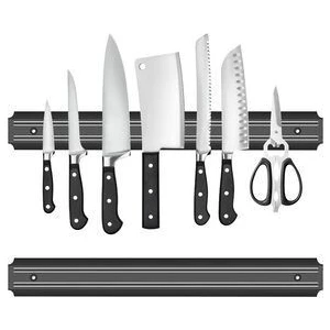 33CM Manyetik Bıçak Çubuğu, Manyetik Bıçak Saklama Şeridi, Mıknatıslı Mutfak Bıçağı Tutacağı 33CM