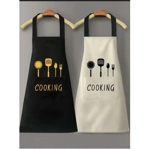 Cooking Leke Tutmaz Çift Mutfak Önlüğü