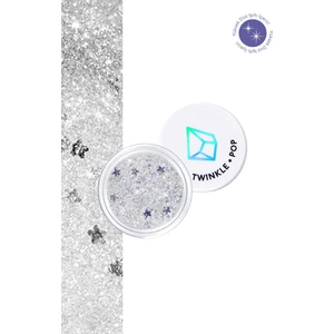Çok Amaçlı Kullanım İçin Yoğun Sim İçerikli Jel GlitterTwinkle Pop Jelly Glitter (#7 Silver Banzza
