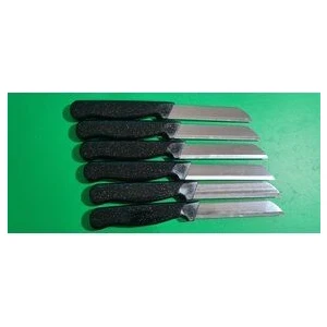 6 Parça Alman Orijinal Renkli Lazer Tırtıklı Meyve Sebze Mutfak Bıçağı Paslanmaz Çelik