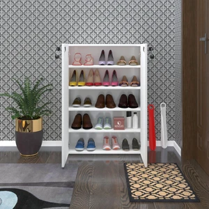 Kenz Life Kenzlife Ayakkabılık Ayakkabı Dolabı Kilitli Be Real Byz 100*70*32 Kapaklı Arkalıklı Ofis Dolabı