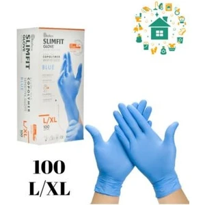 Slimfit Muayene Eldiven Mavi