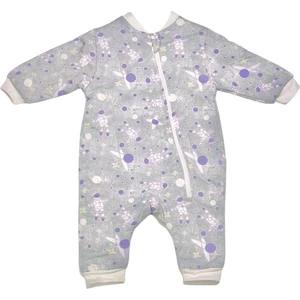 Unisex Elyaf Dolgulu Uyku Tulumu - Gri