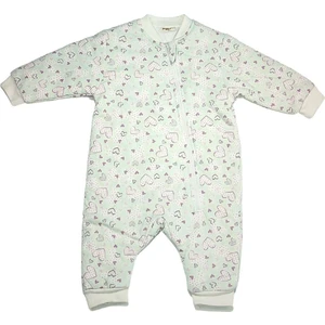 Unisex Elyaf Dolgulu Uyku Tulumu - Mint
