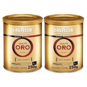 Qualita Oro Filtre Kahve Teneke Kutu Ikili Set (250 gr x 2 )