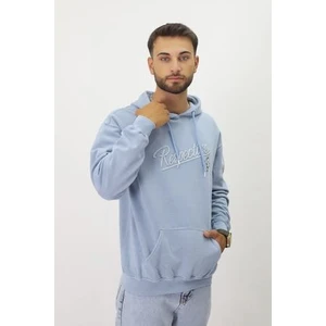 Eskitme Desenli Unisex Hoodie Sweatshirt