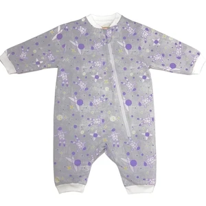 Unisex Çift Kat Pamuk Elyafsız Uyku Tulumu - Gri