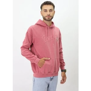 Eskitme Desenli Unisex Hoodie Sweatshirt