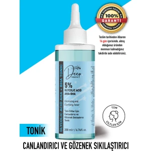 Deep Purestar Canlandırıcı Tüm Ciltler Için Glikolik Asit Tonik 200 ml