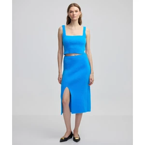 Pelüş Dokulu Midi Etek IW6240004130089