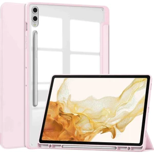 Samsung Galaxy Tab S10+/S9 Plus/s9 Fe Plus 12.4 Uyumlu Kılıf Üçgen Pen Charge Kalem Bölmeli Kapak