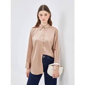 Lcw Modest Saten Kadın Gömlek Tunik