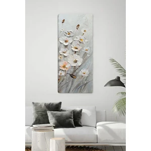 Tosbart Garden Flowers Dikey Kanvas Tablo