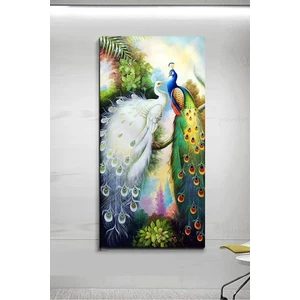 Tosbart Tavus Kuşu Aşk Kanvas Tablo