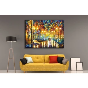 Tosbart Akşam Yürüyüşü Tek Parça Cotton Canvas Tablo