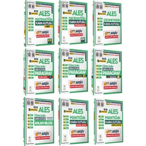Karakutu Yayınları 2025 ALESin Kara Kutusu ÖSYM Arşiv Çıkmış Soru Bankası Altın Paket
