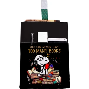 Desenli Yıkanabilir Cepli Kitap Kılıfı 20 x 25 cm Çok Amaçlı Çanta Book Cover