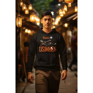 Biy Store Victor Osimhen Forma Fotograf Baskılı  Kapüşonlu Sweatshirt
