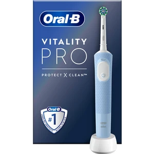 Vitality Pro Mavi Elektrikli Diş Fırçası, 1 Diş Fırçası Başlığı, Braun Tasarımı